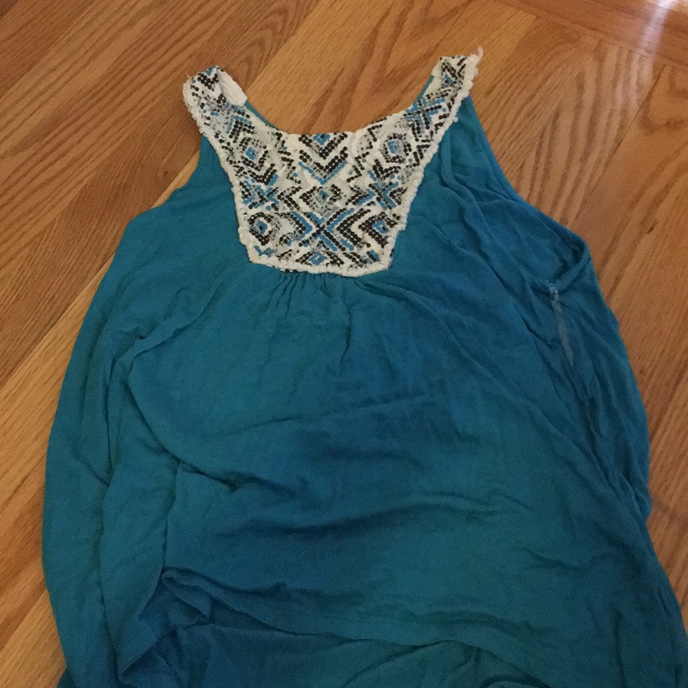 Tribal print top